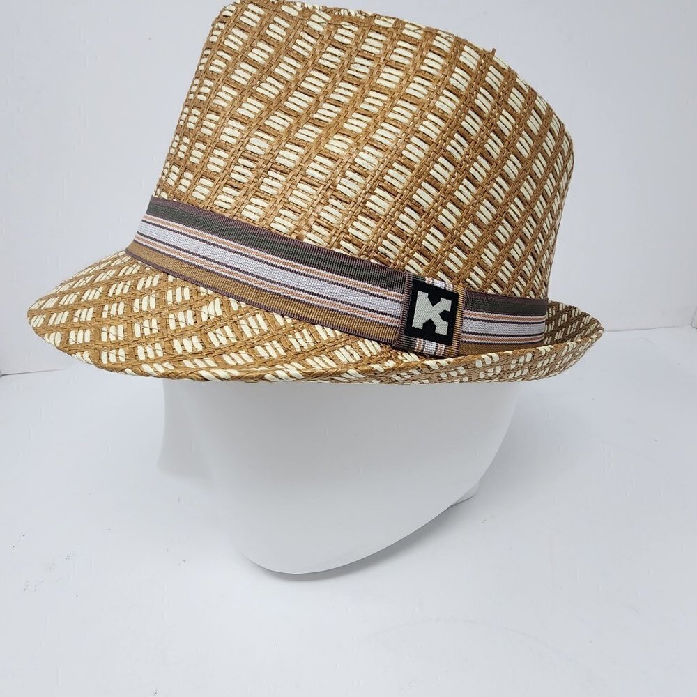 Kenny K Natural Fiber Trilby Hat, Men's Large